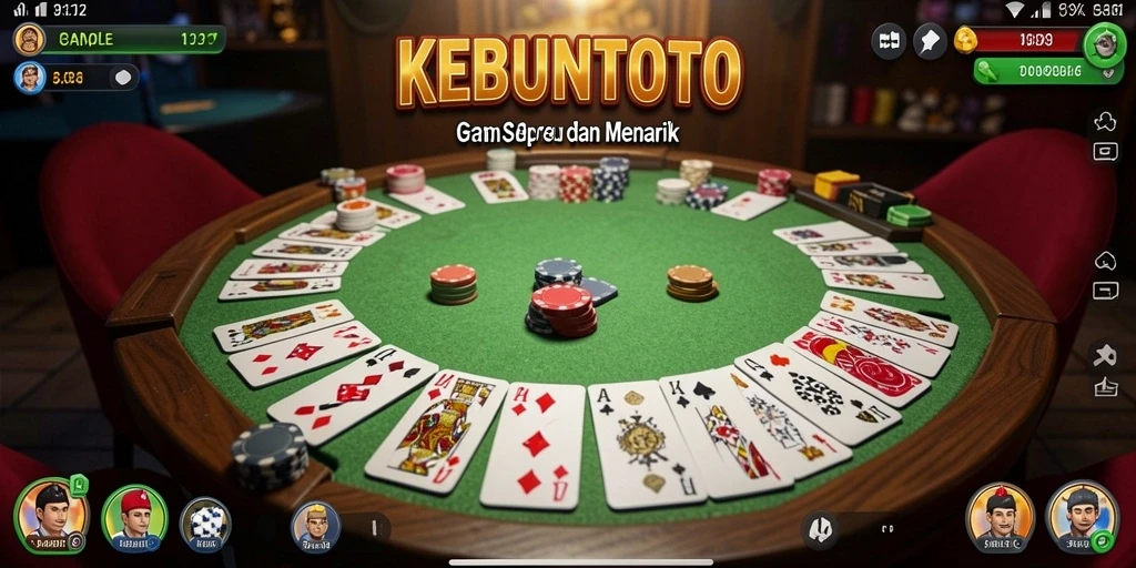 Tampilan gameplay Gaple yang menarik dan penuh warna.