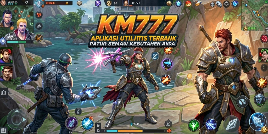 Tampilan menarik dan antarmuka pengguna yang intuitif KM777.