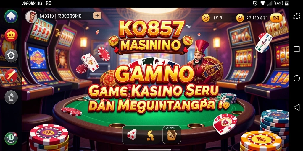 Screenshot KO857 menampilkan gameplay Kasino yang mengasyikkan.
