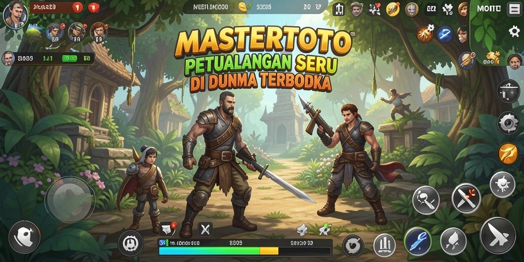Tampilan gameplay MASTERTOTO yang menakjubkan di dunia terbuka.
