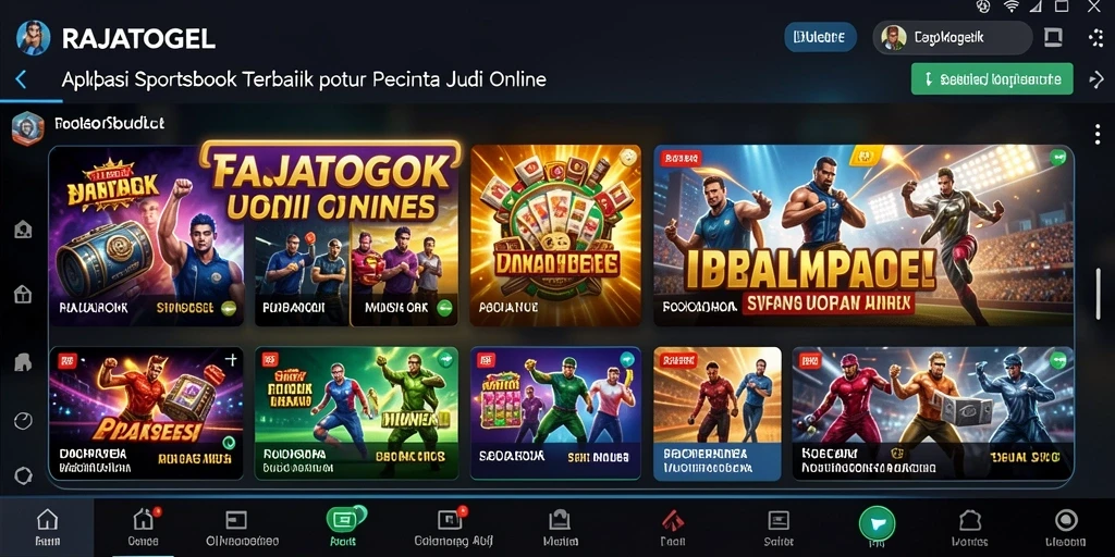 Tampilan menarik dari gameplay RAJATOGEL saat melakukan taruhan olahraga.