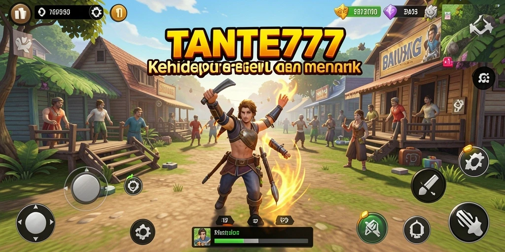 Tampilan menarik dari gameplay Simulation TANTE777.
